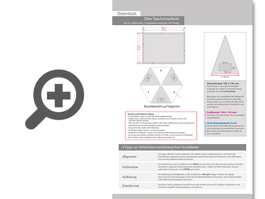 Product Bild slim-taschenschirm__auf-zu-automatik__4_0-farbig__3_segmente_bedruckt